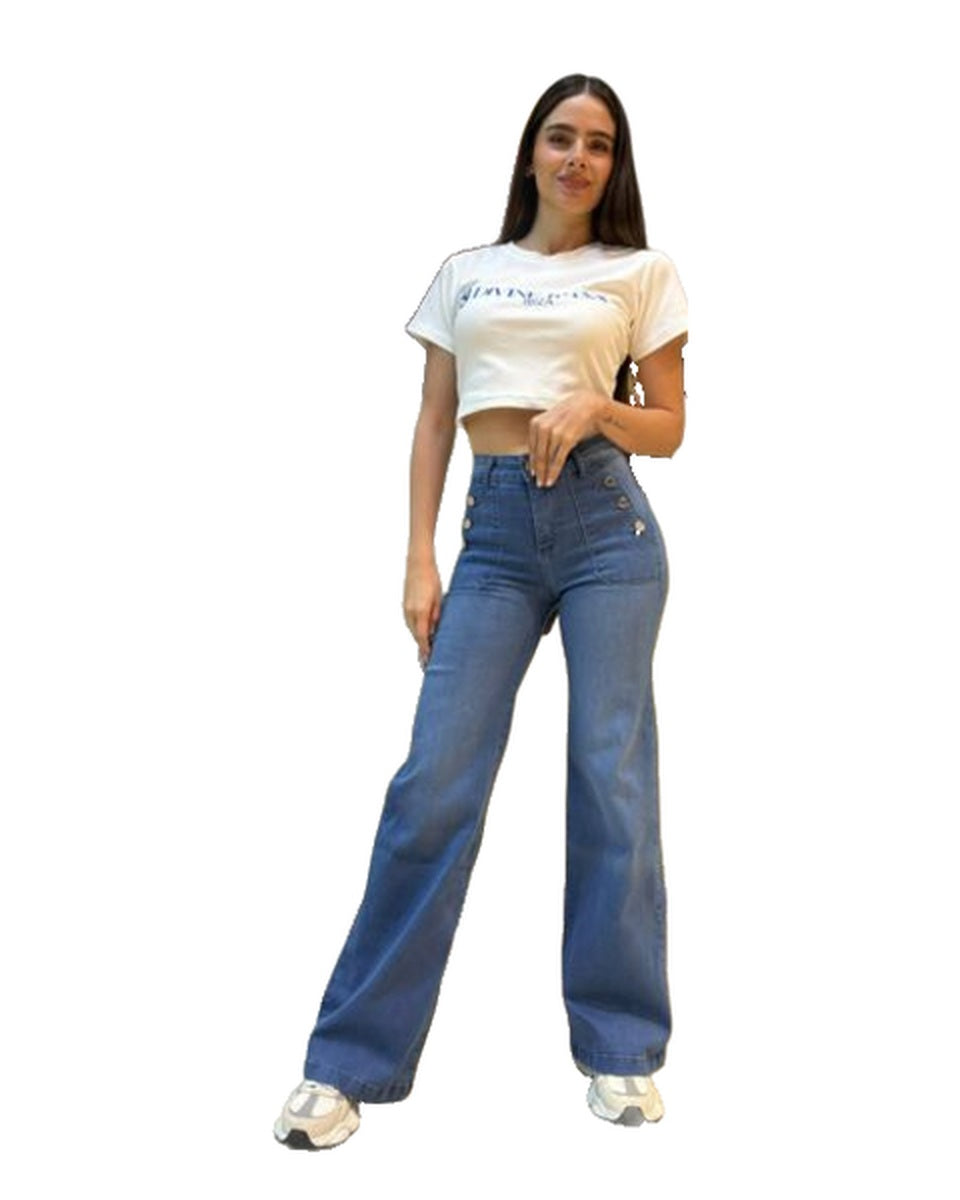 Loreta Palazzo Light Blue