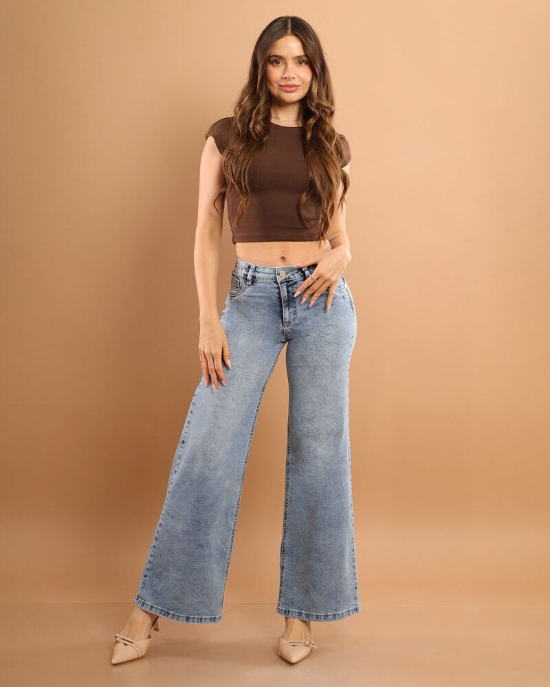 Grecia light blue con adorno pretina